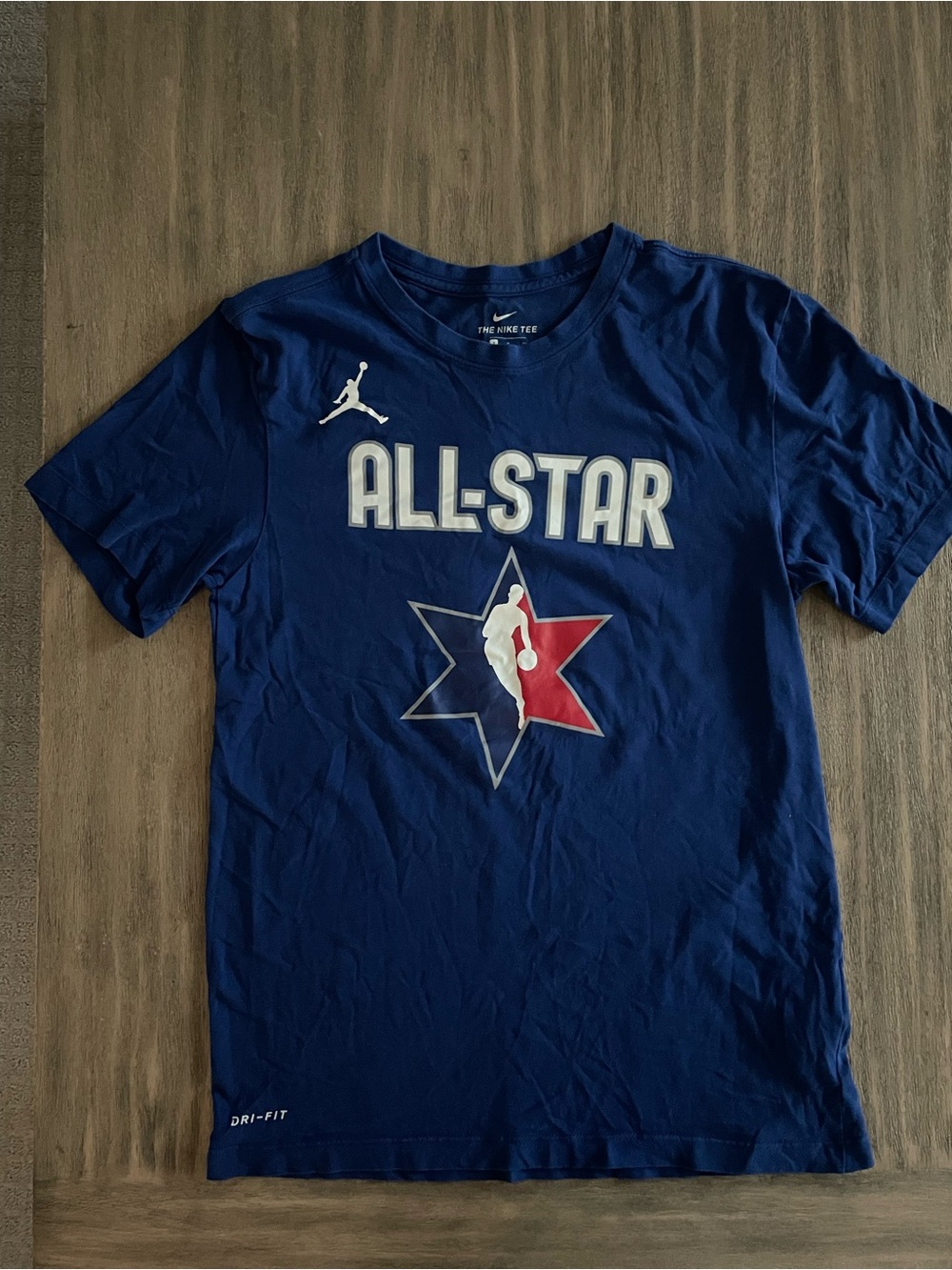 Nike Jordan Brand Jayson Tatum 2020 NBA All-Star Game Blue Dri-FIT T-Shirt Size